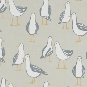 Laridae - Taupe Oil Cloth